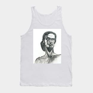 Portrait of Michael, charcoal Tank Top